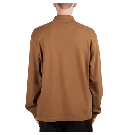 Stüssy LS Rib Polo (Hellbraun)