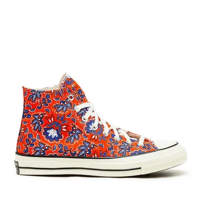 Converse Culture Print Chuck 70 HI (Rot / Blau / Weiß)