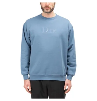 Dime Classic Logo Crewneck (Blaugrau)
