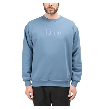 Dime Classic Logo Crewneck (Blaugrau)