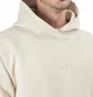 Dime Classic Logo Embroidered Hoodie (Creme)