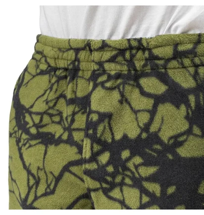 Dime Tree Print Fleece Pants (Olive / Schwarz)