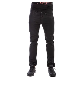 Edwin ED-80 Slim Tapered Red Listed Selvage Black Denim (Schwarz)