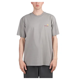 Carhartt WIP S/S American Script T-Shirt (Grau)