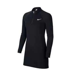 Nike WMNS Long-Sleeve Dress (Schwarz)