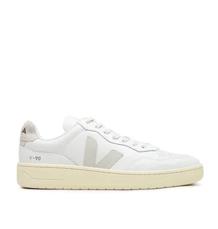 Veja V-90 O.T. Leather (Grau / Weiß)