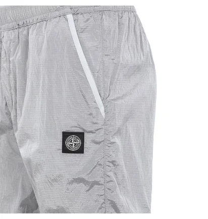 Stone Island Nylon Metal Ripstop Pants (Silber)