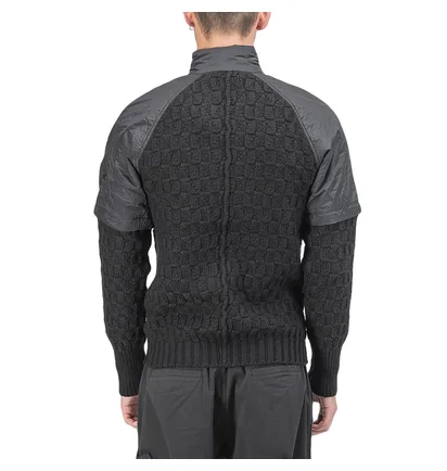 Stone Island Shadow Project Convertible Knit Jacket (Schwarz)