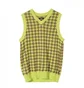 Stüssy WMNS Melange Checker Sweater Vest (Lime)