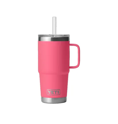 Yeti Rambler 25oz (739ml) Straw Mug (Pink)
