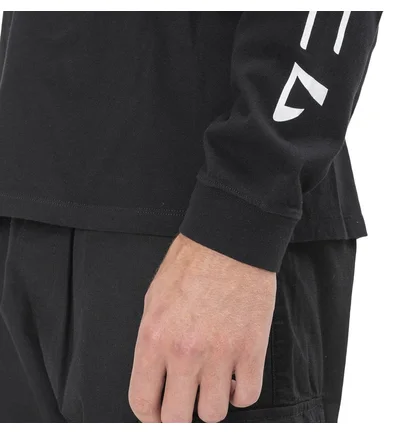 Edwin Gang II TS LS Cotton Single Jersey (Schwarz)