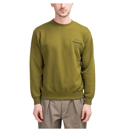 Flagstuff 'Ice Logo' Crewneck (Olive)
