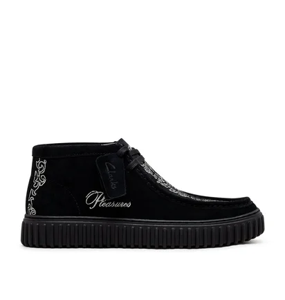 Clarks Originals x Pleasures Torhill Woven (Schwarz / Weiss)