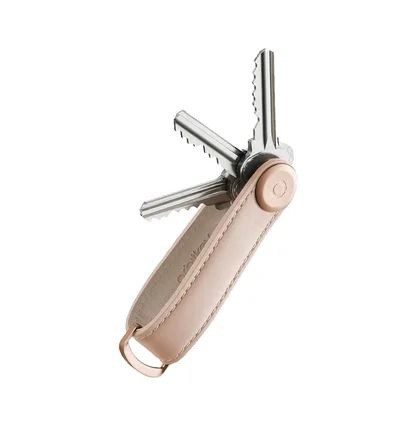 Orbitkey Leather Key Organiser (Rosé)