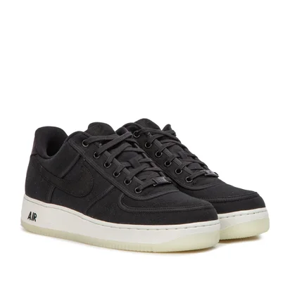 Nike Air Force 1 Low Retro QS Canvas (Schwarz / Weiß)