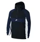 Nike Hooded Woven Jacket (Schwarz / Navy)