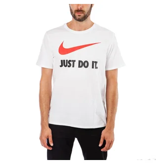 Nike ''Just Do It'' Swoosh T-Shirt (Weiß)