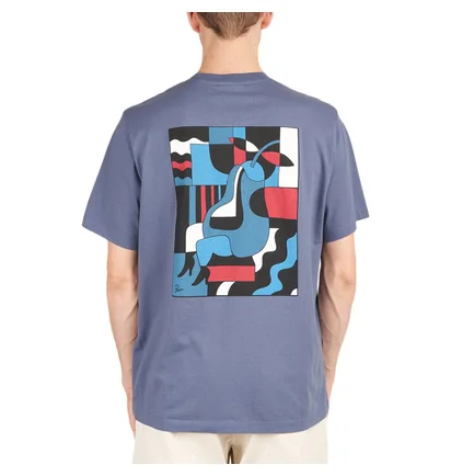 Parra Blue Sitting Pear Shirt (Blau)