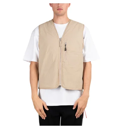 Pop Trading Company Harold Reversible Vest (Beige)