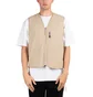 Pop Trading Company Harold Reversible Vest (Beige)