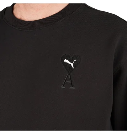 Puma x Ami Paris Crewneck Sweatshirt (Schwarz)