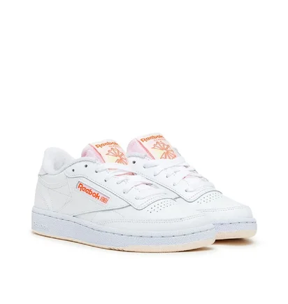 Reebok WMNS Club C 85 (Weiß / Orange)