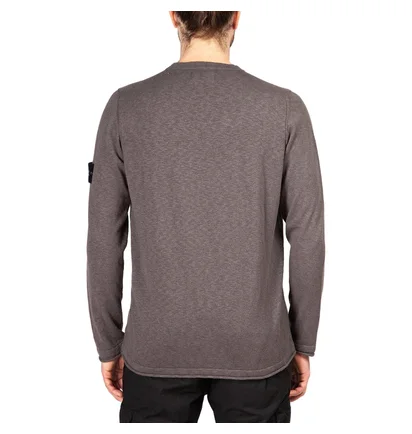 Stone Island Light Crewneck Knit Jumper (Dunkelgrau)
