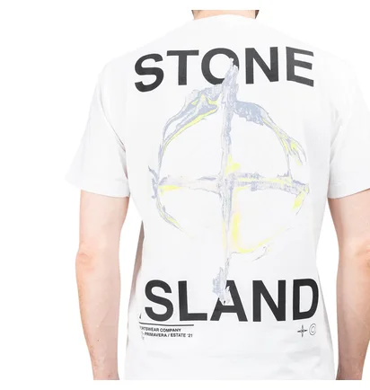 Stone Island Marble Three T-Shirt (Weiß)