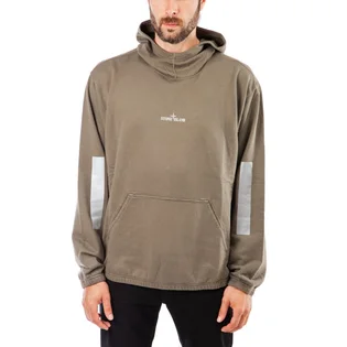 Stone Island Reflective Hoodie (Olive)
