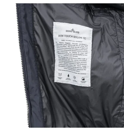 Stone Island Skin Touch Nylon-TC Packable Jacket (Navy)
