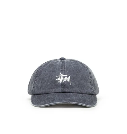 Stüssy Washed Stock Low Pro Cap (Grau)