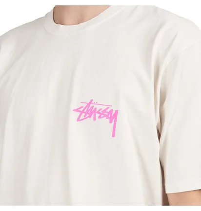 Stüssy Young Moderens Pig. Dyed Tee (Weiss)