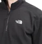 The North Face M 100 Glacier 1/4 ZIP TNF (Schwarz)