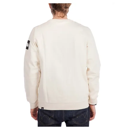 The North Face M Fine Crew Sweatshirt (Vintage Weiß)
