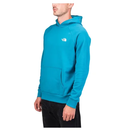 The North Face M Raglan Red Box Hoodie (Blau / Weiß)