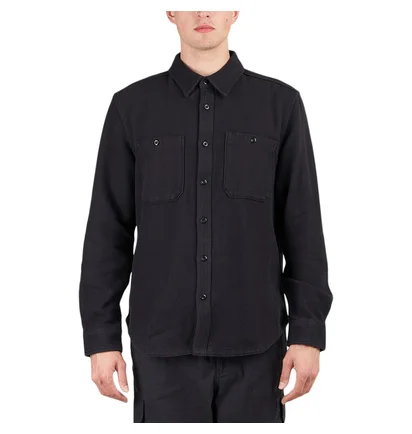 The North Face M Valley Twill-Flanell Shirt (Schwarz)