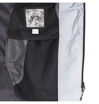 adidas Y-3 CH1 Distressed Reflective Jacket (Grau / Schwarz)