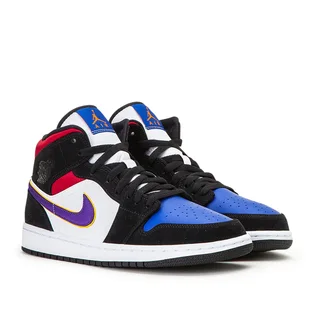 Air Jordan 1 Mid SE (Schwarz / Multi)