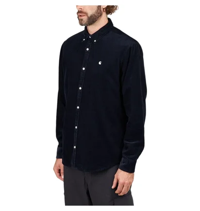 Carhartt WIP L/S Madison Cord Shirt (Blau)