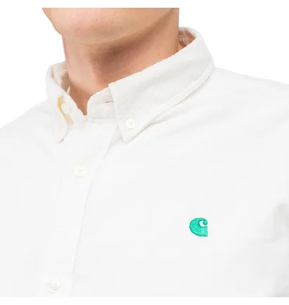 Carhartt WIP Madison Fine Cord Shirt (Cream)