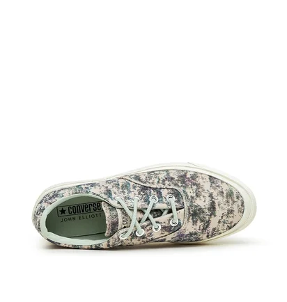 Converse x John Elliot Skid Grip OX (Weiß / Grün)