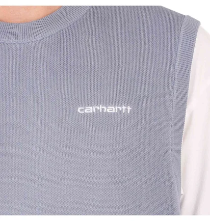 Carhartt WIP Script Vest Sweater (Blau)
