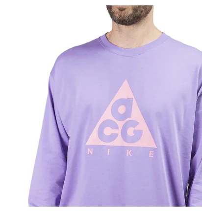 Nike ACG Logo Longsleeve (Lila / Pink)