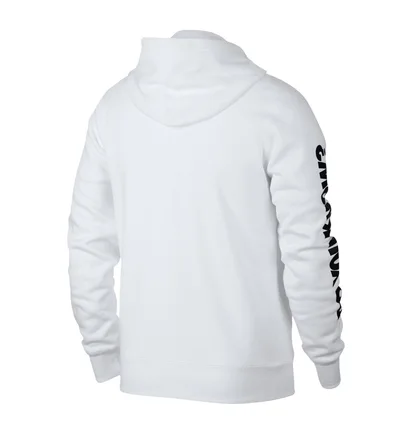 Nike Air Jordan 3 Flight Fleece Full-Zip Hoodie (Weiß / Rot / Schwarz)