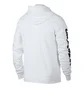 Nike Air Jordan 3 Flight Fleece Full-Zip Hoodie (Weiß / Rot / Schwarz)