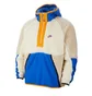 Nike Fleece Anorak (Beige / Blau)