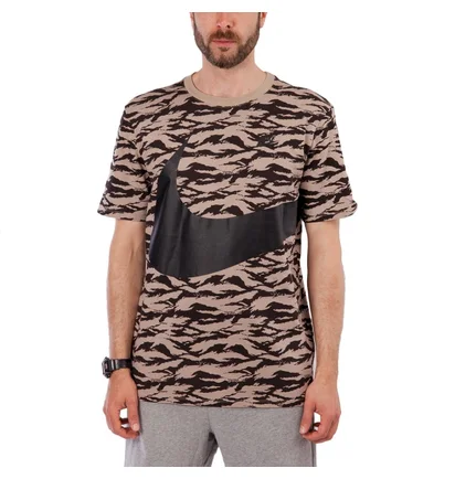 Nike Sportswear T-Shirt (Khaki / Schwarz)