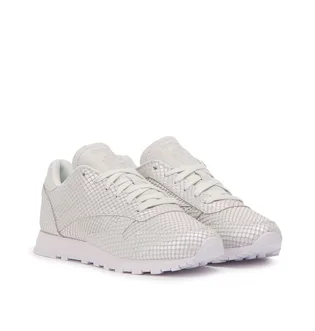 Reebok Classic Leather Textural W (Silbergrau / Weiß)