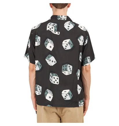 Stüssy Dice Pattern Shirt (Schwarz)