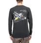 Stüssy Solar System Pig. Dyed Longsleeve (Schwarz)